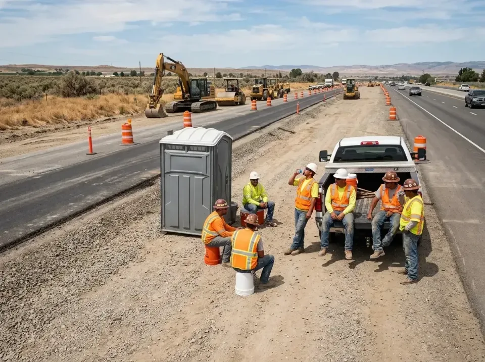 highway-road-construction-crew-007 — frequently asked questions, Porta Potty and Restroom Rentals in Union Grove, WI
